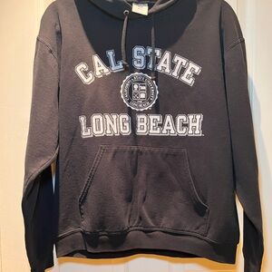 Vintage 1990s Cal State Long Beach Hoodie Sweatshirt